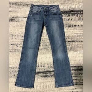 Cowgirl Tuff Blue Flare Jeans